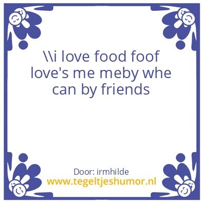 Tegeltje: tegel