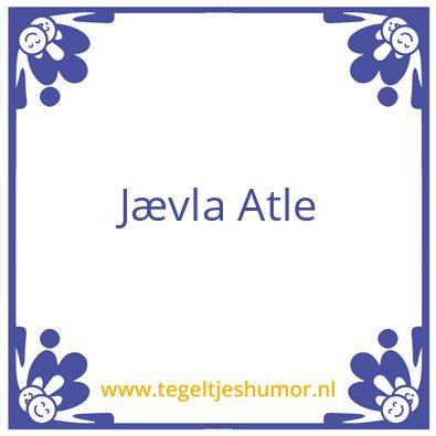 Tegeltje: Pitmakeren