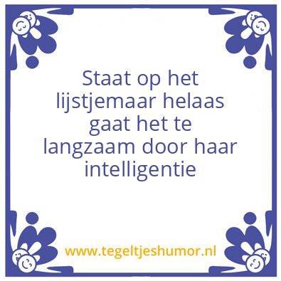 Tegeltje: X
