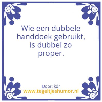 Tegeltje: kdr