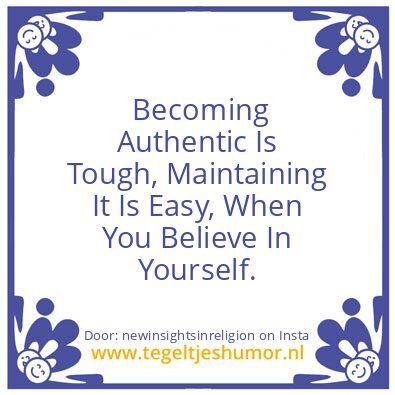 Tegeltje: Be Consistent.