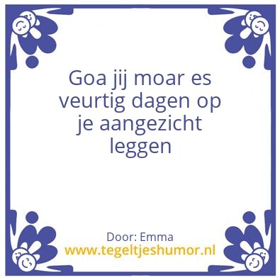 Tegeltje: X