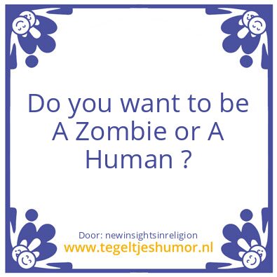 Tegeltje: Zombie ?