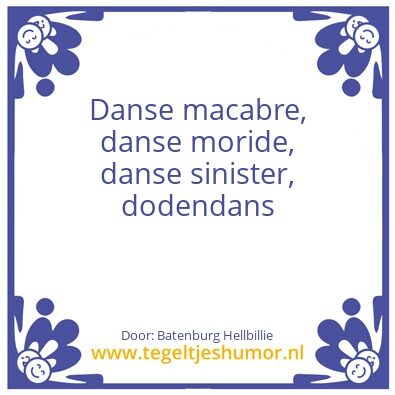 Tegeltje: Hellbillie