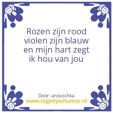 Tegeltje: liefde