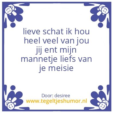 Tegeltje: marc