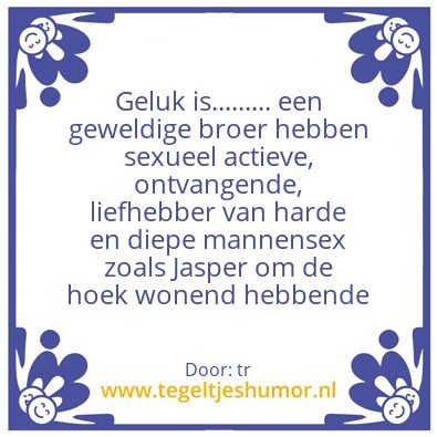 Tegeltje: uu