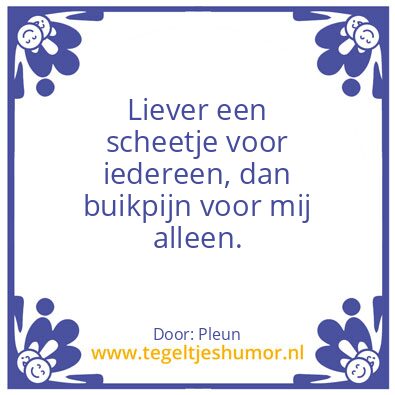 Tegeltje: X