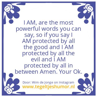 Tegeltje: Your Ok.