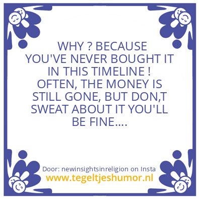 Tegeltje: SOMETIMES