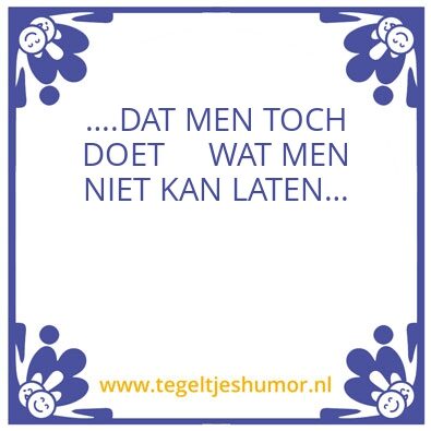 Tegeltje: Test
