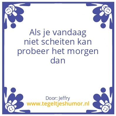 Tegeltje: Jeffry