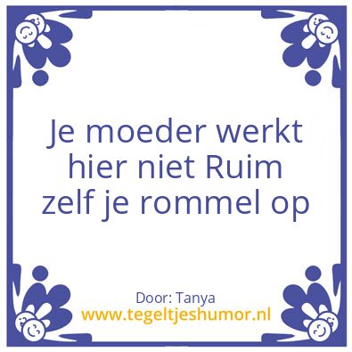 Tegeltje: Moeder