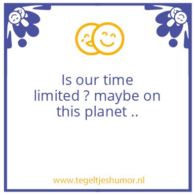 Tegeltje: time !