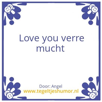 Tegeltje: Han