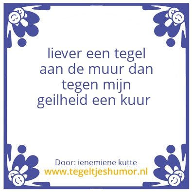 Tegeltje: oeps
