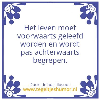Tegeltje: kierkegaard