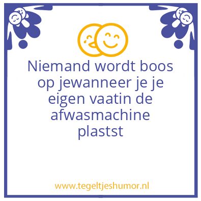 Tegeltje: Ik