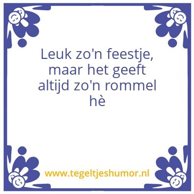 Tegeltje: Flodder