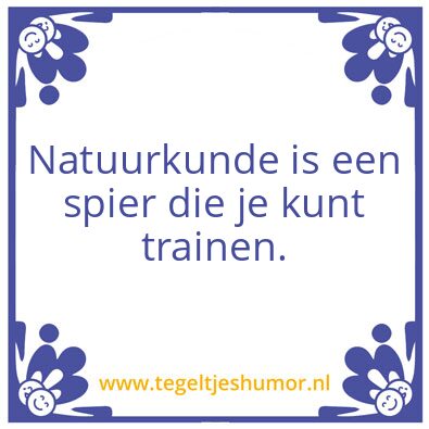 Tegeltje: Physics
