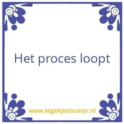 Tegeltje: X