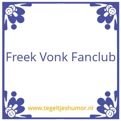 Tegeltje: De