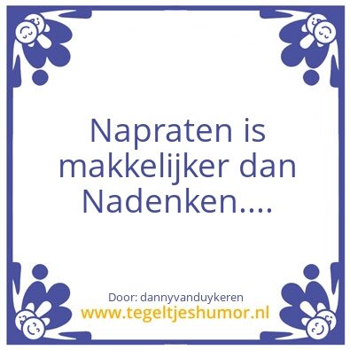 Tegeltje: Tegel