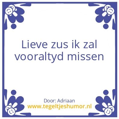 Tegeltje: In memory