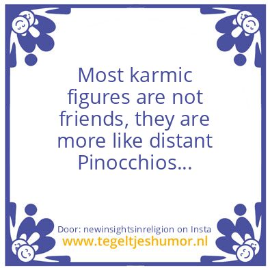 Tegeltje: karmic attacks