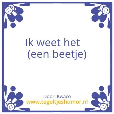 Tegeltje: dd