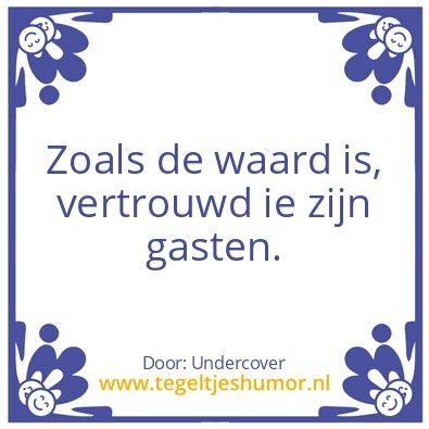 Tegeltje: Vertrouwen