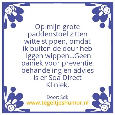 Tegeltje: Sdk