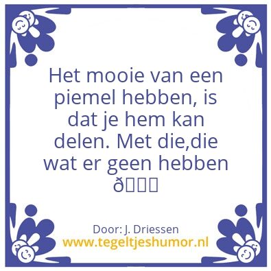 Tegeltje: Top
