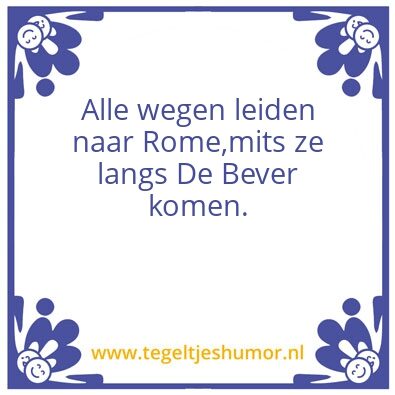Tegeltje: Bosch