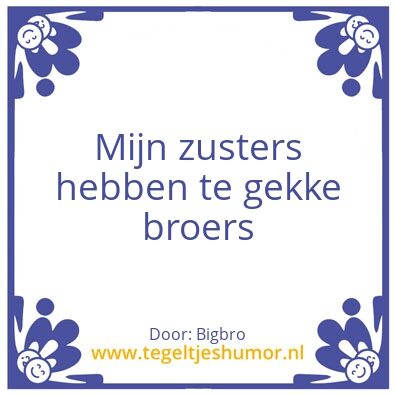 Tegeltje: bigbro