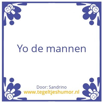 Tegeltje: Testje