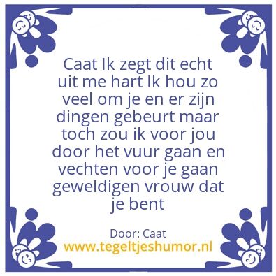 Tegeltje: Liede is