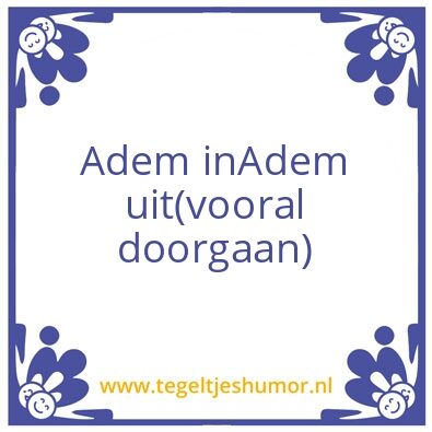 Tegeltje: Mindfull