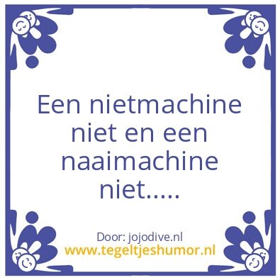 Tegeltje: Verwarring