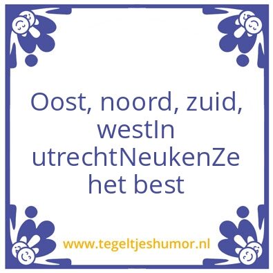 Tegeltje: Lul