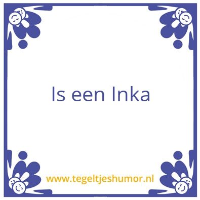 Tegeltje: Pedro
