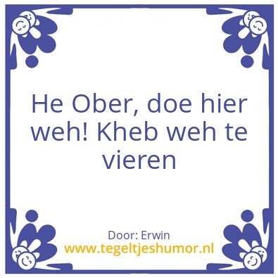 Tegeltje: Trots