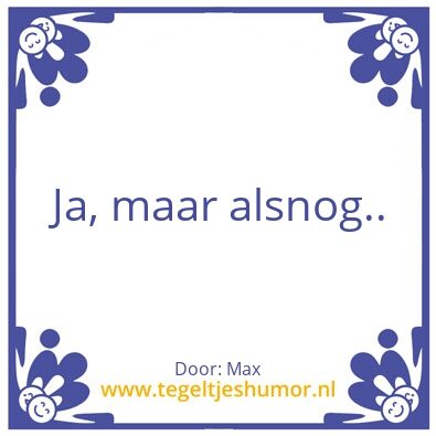 Tegeltje: Max