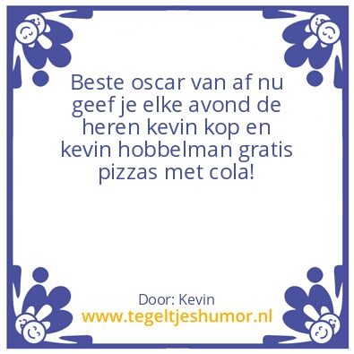 Tegeltje: Pizza