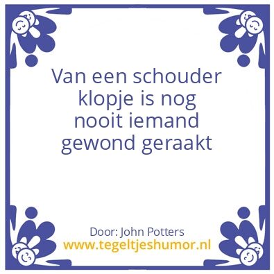 Tegeltje: komplimentje