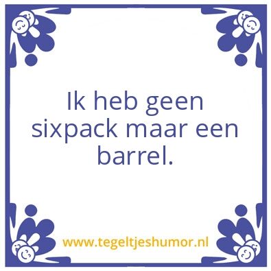 Tegeltje: Barrel