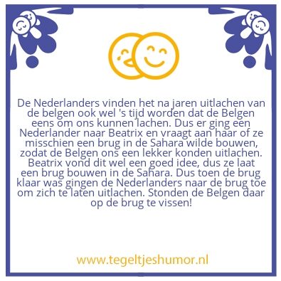 Tegeltje: Humor