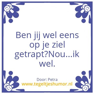 Tegeltje: Petra