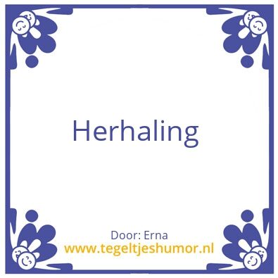 Tegeltje: Structuur