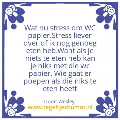 Tegeltje: Wesley